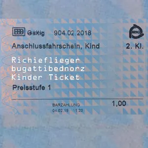 Cover von Kinder Ticket